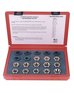 KAS2599 image(1) - Lang Tools (Kastar) RETHREADER SPINDLE DIE SET 20PC