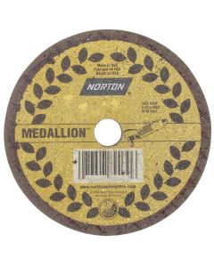 NOR89030 image(0) - Norton Abrasives 5PK CUTOFF WHEELS MEDALLION 3 X 1/16 3/8 5PK