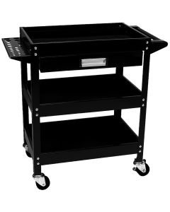 WLMW54006 image(0) - Wilmar Corp. / Performance Tool 3-Shelf Utility Cart w/Drawer