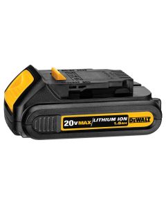 DWTDCB201 image(0) - DeWalt 20V 1.5 Ah Li-Ion Compact Battery pk