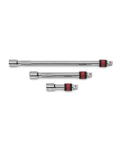 KDT81202 image(0) - GearWrench 3 Piece 3/8 Inch Drive Locking Extension Set 3 Inch, 6 Inch & 10 Inch