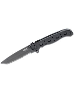 CRKM16-10KZ image(0) - CRKT (Columbia River Knife) M16-10KZ Tanto Folding Tactical M16 Knife with Triple Point Serrations- Black