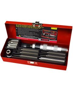 KTI71701 image(1) - K Tool International Impact Driver Set Professional 12 Piece 1/2 in. Dr