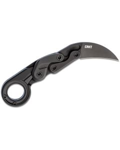 CRK4040 image(0) - CRKT (Columbia River Knife) Provoke Aluminum Folding Tactical Knife Morphing Karambit - Black