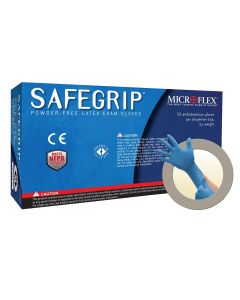 MFXSG375XL image(0) - Microflex SAFEGRIP PF LATEX GLOVES XL 50PK