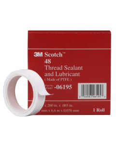 MMM6195 image(0) - SEALANT TAPE SCOTCH PIPE THREAD 1/2" X 260"