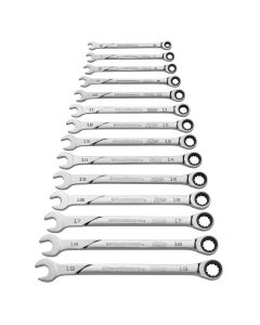 KDT86426 image(0) - GearWrench 14 Piece 120XP Universal Spline XL Ratcheting Combination Metric Wrench Set