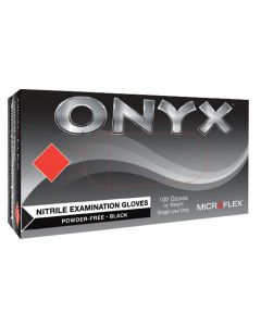 MFXN644 image(0) - ONYX BLACK NITRILE EXAM GLOVES XL. 100PK