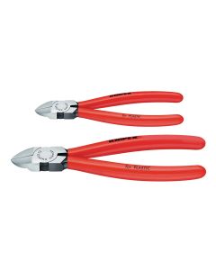 KNP9K008090US image(0) - KNIPEX 2-Piece Flush Cut Diagonal Cutters Set