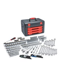 KDT80942 image(0) - GearWrench 239 Piece Mechanics Tool Set Inch 3 Drawer Storage Box