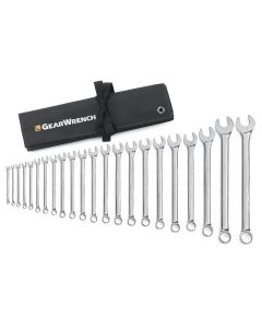 KDT81916 image(0) - GearWrench 22 Piece 12 Point Long Pattern Combination Metric Wrench Set