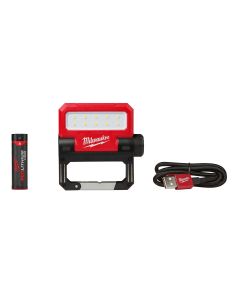 MLW2114-21 image(0) - Milwaukee Tool REDLITHIUM USB  ROVER Pivoting Flood Light