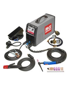 HSW6321 image(0) - H&S AutoShot HSW-6321 TIG Welder 200 Amp AC/DC Pulse Inverter with 16 Parameter Settings (110-240VAC)