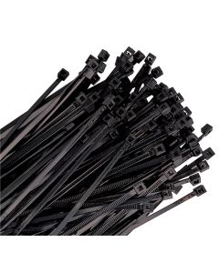 KTI78140 image(0) - K Tool International Cable Zip Tie 14 in. Black 100/Pack 50 lb. Tensile