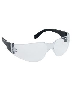 SAS5340 image(0) - SAS Safety NSX Black Temple High-Impact Poly Clear Lens Safe Glasses