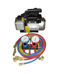 FJCKIT6 image(0) - FJC VACUUM PUMP AND GAUGE SET