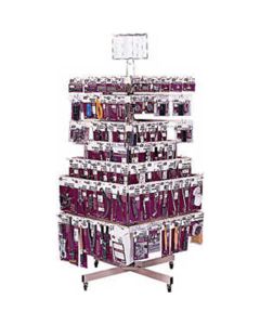 LIS47120 image(0) - Lisle 177PC 4-sided Asst Tools Spinner Rack