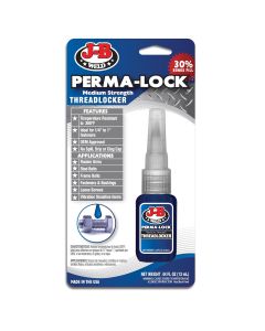 JBW24213 image(0) - J B Weld J-B Weld 24213 Perma-Lock Medium Strength Threadlocker - Blue - 13 ml.