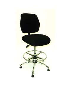 ShopSol ESD Chair - Medium Height -  Economy Black