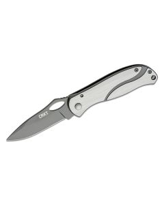 CRK6480 image(0) - CRKT (Columbia River Knife) Pazoda Frame Lock Folding EDC Pocket Knife - Silver