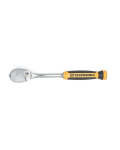 KDT81303T image(1) - GearWrench 1/2 Inch Drive 90-Tooth Dual Material Teardrop Ratchet 11 Inch