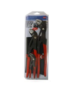 KNP9K0080122US image(0) - KNIPEX 3 Pc. Cobra W/Keeper (87 01 125, 87 01 250, 87 01 30