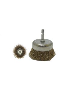 TMRMI983 image(0) - Tire Mechanic's Resource Wire Cup Brush 3", 1/4 in. Shaft, 10,000 RPM