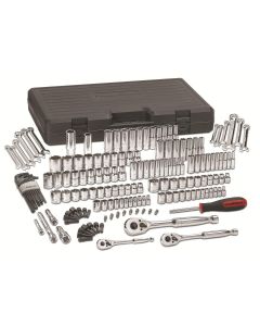 KDT80932 image(0) - GearWrench 165 Piece 1/4 Inch, 3/8 Inch & 1/2 Inch Drive 6 Point Standard & Deep SAE/Metric Mechanics Tool Set