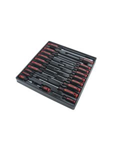 SUN1120SS image(0) - Sunex 20-Piece Combination Screwdriver Set