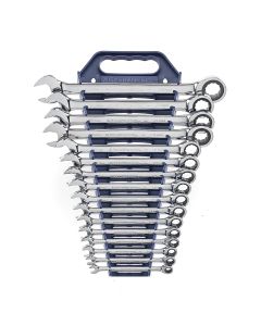 KDT9416 image(0) - GearWrench 16 Piece 72-Tooth 12 Point Ratcheting Combination Metric Wrench Set