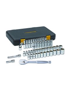 KDT80700P image(0) - GearWrench 49 Piece 1/2 Inch Drive 6 Point 120XP Standard & Deep SAE/Metric Mechanics Tool Set