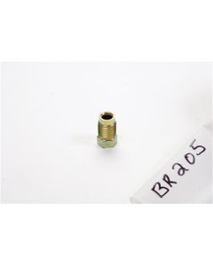 SRRBR205 image(0) - S.U.R.&R. M10 x 1.0 Gold Inverted Flare Nut - 4 Piece