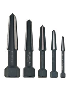 KNP9R4719003 image(0) - KNIPEX Rennsteig 5-Pc. Double Edge Screw Extractor set