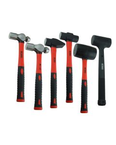 KTI71770 image(0) - K Tool International Hammer Set 6 Piece