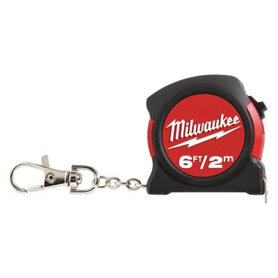 MLW48-22-5506C image(0) - Milwaukee Tool 6Ft - 2M Keychain Tape Clam