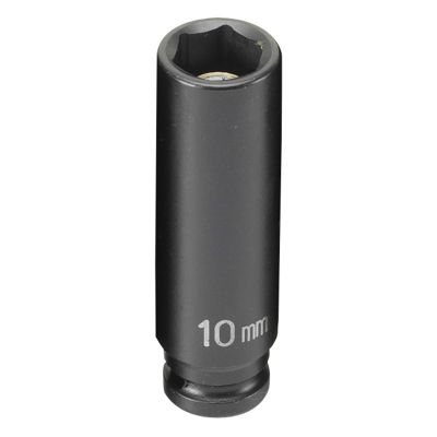 GRE910MDG image(0) - Grey Pneumatic SOC 10MM 1/4D IMP MAG 6PT DP BLK