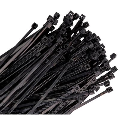 KTI78110 image(0) - K Tool International Cable Zip Tie 11 Inch Black 100/Pack 50 Pound Tensile