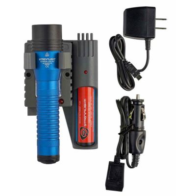 STL74782 image(0) - Streamlight Strion LED HL Rechargeable Flashlight 120V/100V/12V DC PiggyBack - Blue