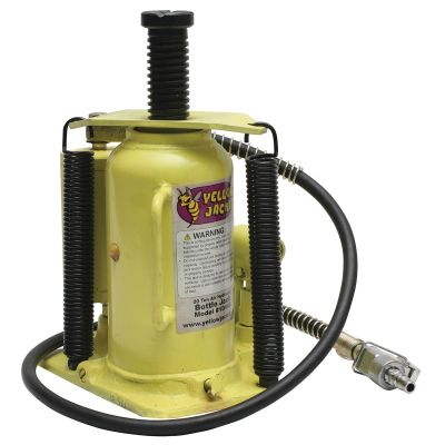 ESC10446 image(0) - ESCO 20-Ton Air Hydraulic Bottle Jack-Yellowjackit