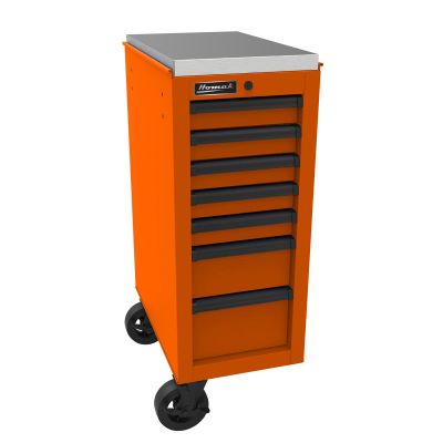 HOMOG08014070 image(0) - Homak Manufacturing RS PRO 14-1/2 in. 7-Drawer Side Cabinet, Orange