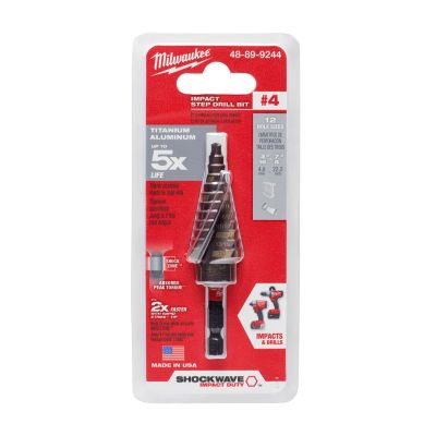 MLW48-89-9244 image(0) - Milwaukee Tool SHOCKWAVE Impact Duty  #4 3/16 - 7/8"