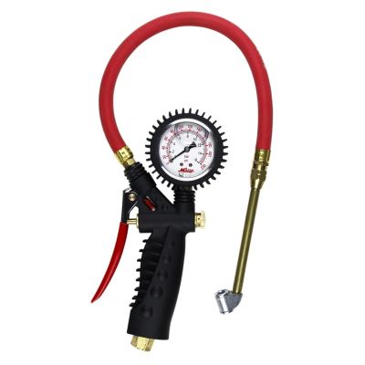 MILS-576A image(0) - Milton Industries Analog Inflator Gauge with Dual Head Chuck