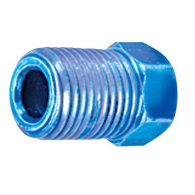 SRRBR210 image(0) - S.U.R.&R. M10 x 1.0 Blue Inverted Flare Nut - 4 Piece