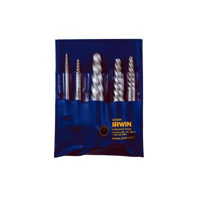 HAN53535 image(0) - Hanson 5 PIECE SPIRAL FLUTE  EXTRACTOR SET