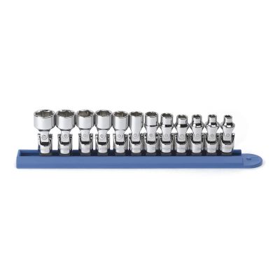 KDT80311 image(0) - GearWrench 12 Piece 1/4 Inch Drive 6 Point Flex Metric Socket Set