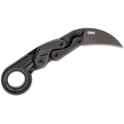 CRK4040 image(0) - CRKT (Columbia River Knife) Provoke Aluminum Folding Tactical Knife Morphing Karambit - Black