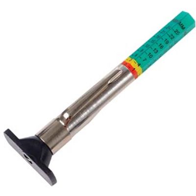 TMRTI96-2 image(0) - Tire Mechanic's Resource Tire Tread Depth Gauge Tri Color Tool (2-pk)