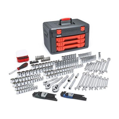 KDT80940 image(0) - GearWrench 219 Piece Mechanics Tool Set Inch 3 Drawer Storage Box