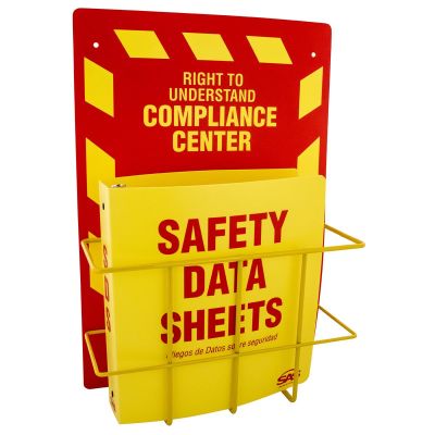 SAS6000-75 image(0) - SAS Safety Wall Mount SDS Compliance Center w/ 1.5 in. Binder