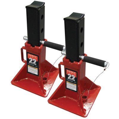 SUN1522A image(0) - SUNEX 22-Ton Pin Type Jack Stands (Pair)